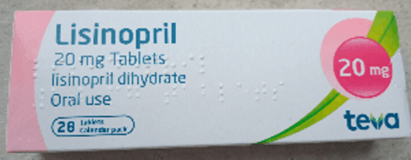 Teva Lisinopril 20mg