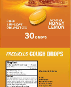 FREEGELLS COUGH DROPS (Honey Lemon)