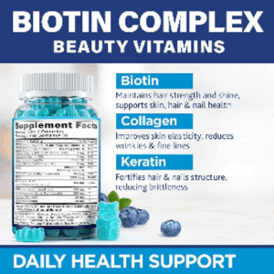 Biotin, Collagen, Keratin Beauty Gummies
