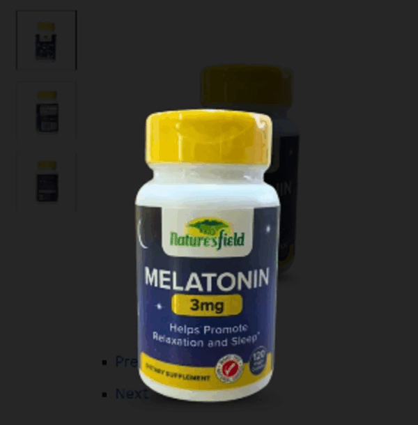 Nature's Field Melatonin 3mg