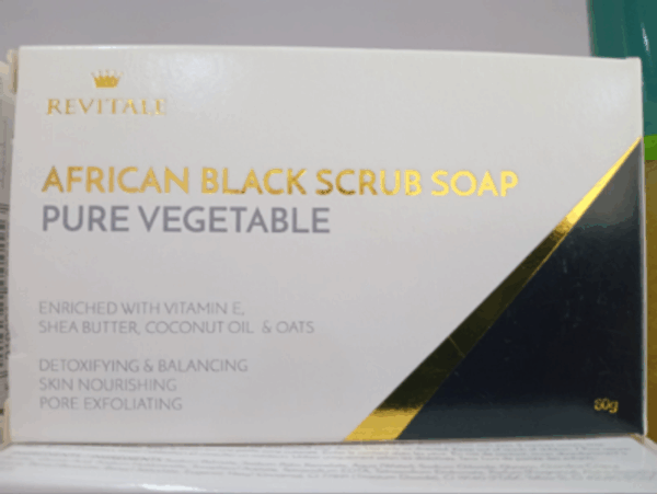 Revitale African Black Scrub Soap