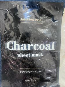 Bath and body works charcoal sheet mask