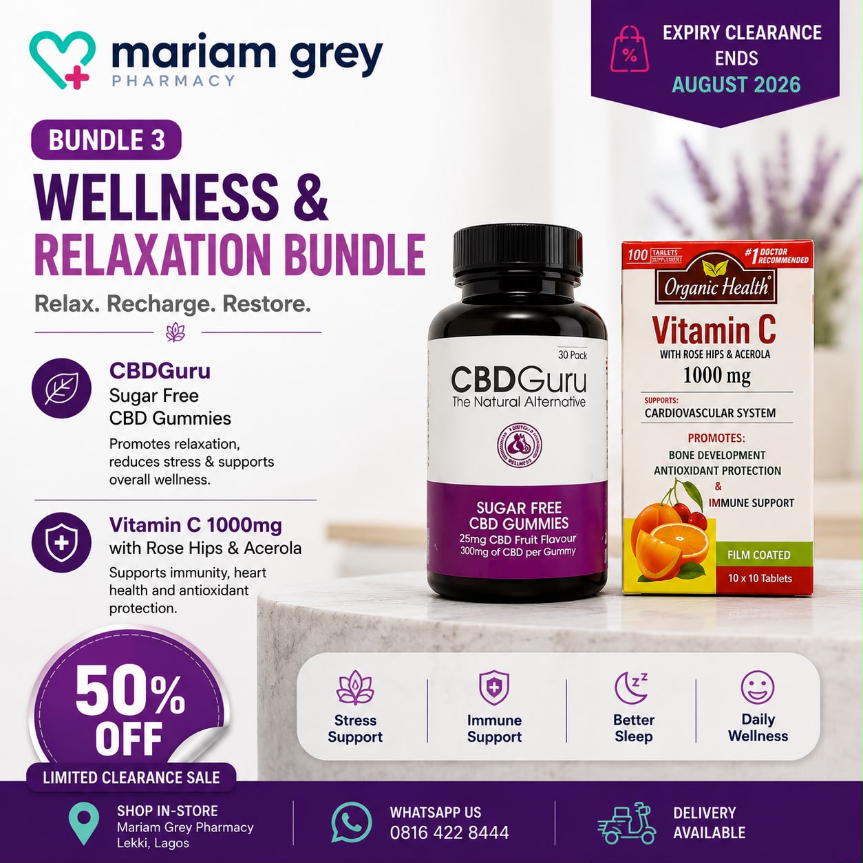 Wellness & Relaxation Bundle - 50% Off Limited Clearance Sale Wellness & Relaxation Bundle
